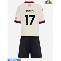 Liverpool Curtis Jones #17 Auswärts Trikotsatz Kinder 2025-26 Kurzarm (+ Kurze Hosen)